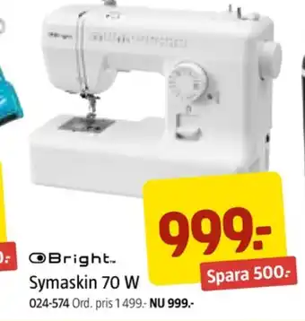 Jula Bright lightning symaskin erbjuda