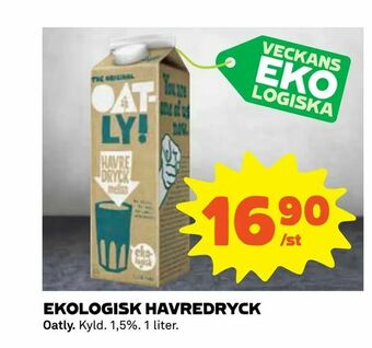 Coop Daglivs Ekologisk havredryck erbjuda