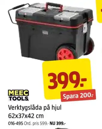 Jula Meec tools verktygsvagn erbjuda