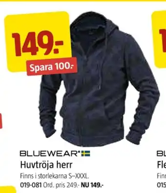 Jula Bluewear arbetsjackor erbjuda