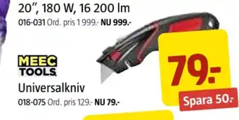 Jula Meec tools knivar erbjuda