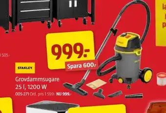 Jula Stanley grovdammsugare erbjuda