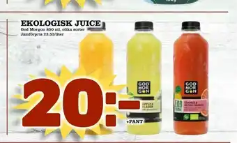 Din Mat Ekologisk juice erbjuda