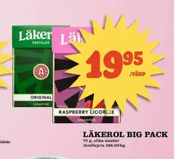 Din Mat Läkerol big pack erbjuda