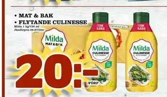mat & bak • flytande culinesse