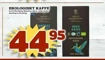Din Mat Ekologiskt kaffe erbjuda