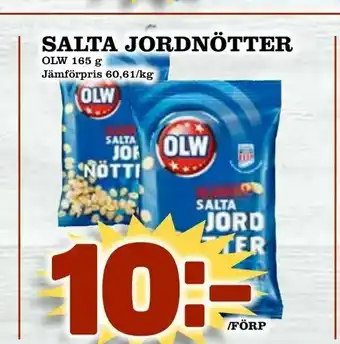 Salta jordnötter