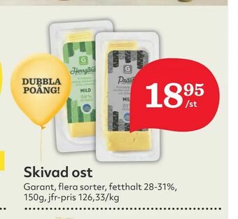 Hemköp Skivad ost erbjuda
