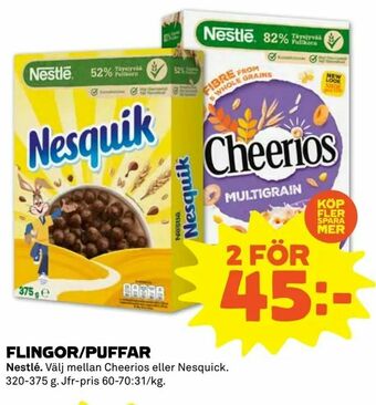 Stora Coop Flingor/puffar erbjuda