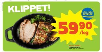 Stora Coop Fläskkotlett erbjuda