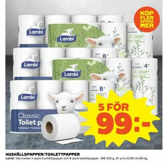 Coop Hushållspapper/toalettpapper erbjuda