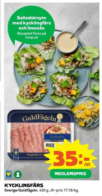 Kycklingfärs