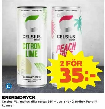 Coop Extra Energidryck erbjuda