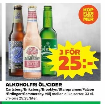 Alkoholfri öl/cider