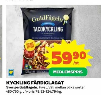 Coop Kyckling färdiglagat erbjuda
