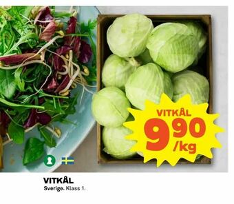 Coop Extra Vitkål erbjuda