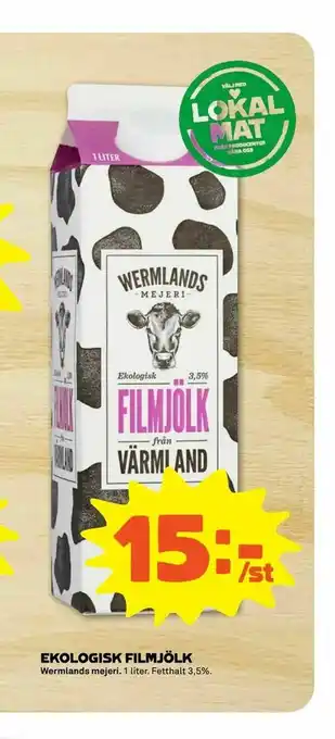 Coop Forum Ekologisk filmjölk erbjuda