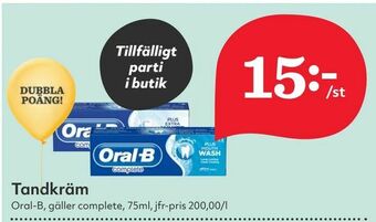 Hemköp Tandkräm erbjuda