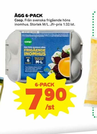 Coop Ägg 6-pack erbjuda