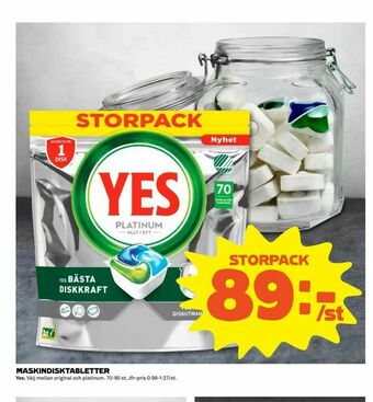 Coop Extra Maskindisktabletter erbjuda