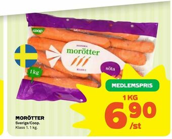 Coop Morötter erbjuda