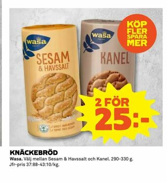 Coop Extra Knäckebröd erbjuda