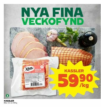 Coop Extra Kassler erbjuda