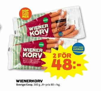 Coop Forum Wienerkorv erbjuda