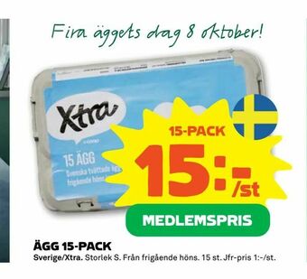Stora Coop Ägg 15-pack erbjuda