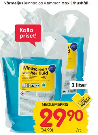 Rusta Värmeljus Brinntid ca 4 timmar. Max 3/hushåll. erbjuda