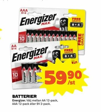 Stora Coop Batterier erbjuda