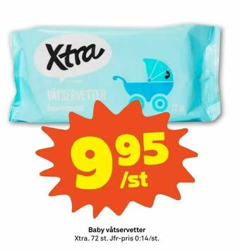Stora Coop Baby våtservetter erbjuda