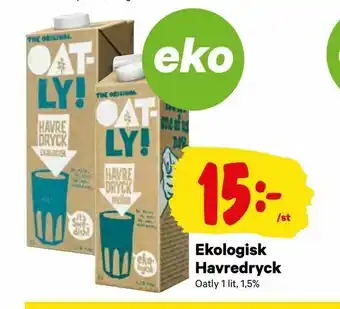 City Gross Ekologisk Havredryck erbjuda