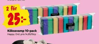 City Gross Kökssvamp 10-pack erbjuda