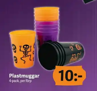 DollarStore Plastmuggar erbjuda