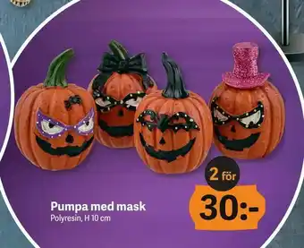 DollarStore Pumpa med mask erbjuda