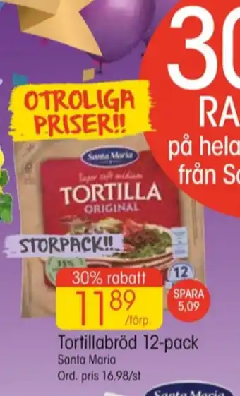 EKO Santa maria tortillas erbjuda