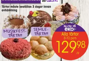 EKO Eko butiksbakat kaffebröd erbjuda
