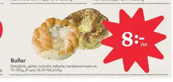 Hemköp Dafgårds butiksbakat kaffebröd erbjuda