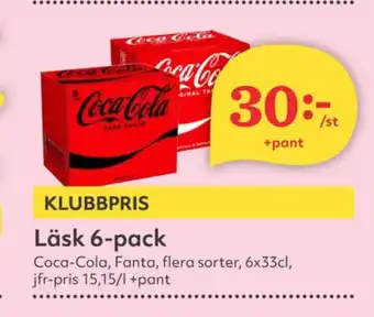 Hemköp Coca cola läskedryck erbjuda