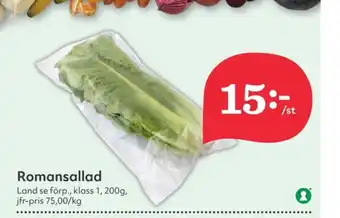 Hemköp Nature choise sallat erbjuda
