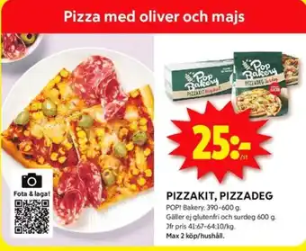 ICA Kvantum Pop pizzadeg erbjuda