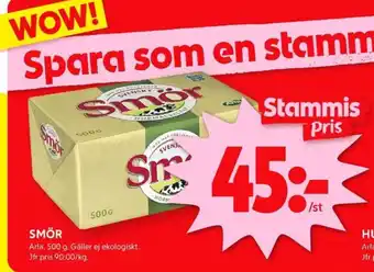 ICA Kvantum Svenskt smör erbjuda