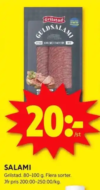 ICA Kvantum Grilstad salami erbjuda