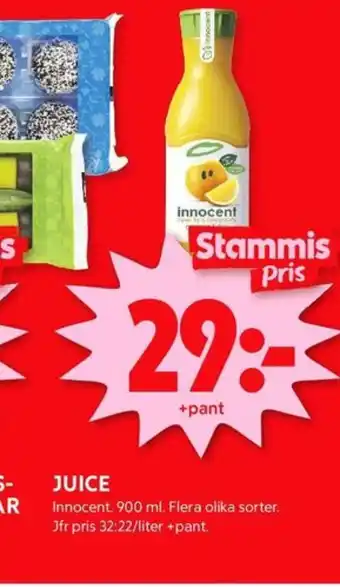 ICA Kvantum Innocent juice erbjuda