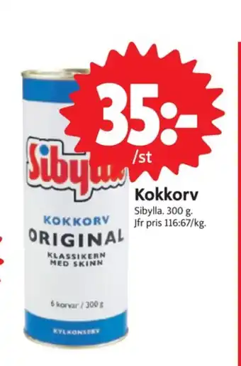 ICA Nära Sibylla kokkorv erbjuda
