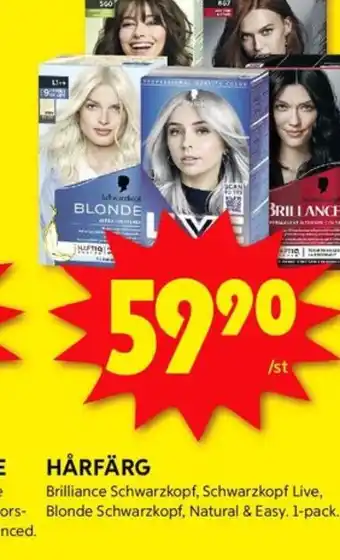 ICA Kvantum Brillance hårfärg erbjuda