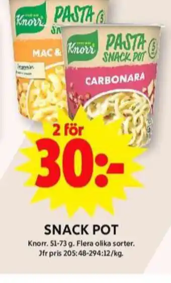 ICA Maxi Knorr pastarätter erbjuda