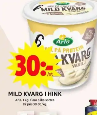 ICA Maxi Arla kvarg erbjuda