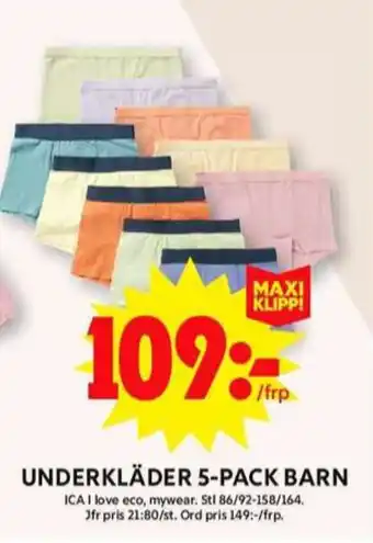 ICA Maxi Mywear boxer erbjuda